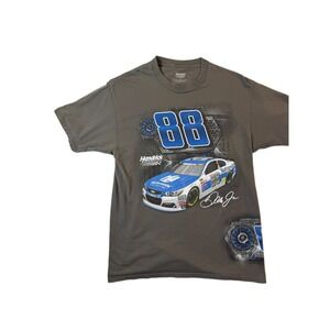 Hendrick Nationwide Racing Tee Shirt Mens M Gray NASCAR Dale Earnhardt Jr. #88
